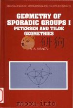 Geometry of sporadic groups petersen and tilde geometries   1999  PDF电子版封面  0521413621  A. A. Ivanov 