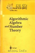 Algorithmic algebra and number theory selected papers from a conference held at the University of He（1997 PDF版）