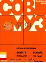Sonate Für klavier Sonata For piano ED.NR.2305（1975 PDF版）