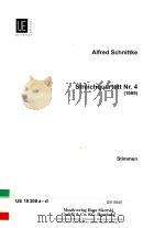 Streichquartett Nr. 4(1989) Stimmen  EU 19 308a-d   1989  PDF电子版封面  3702426728   