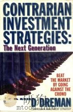 CONTRARIAN INVESTMENT STRATEGIES THE NEXT GENERATION（1998 PDF版）