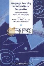 language learning in intercultural perspective approaches through drama and ethnography（1998 PDF版）
