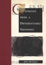 Geometry from a differentiable viewpoint   1994  PDF电子版封面  0521424801  John McCleary 