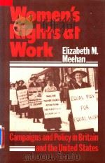 Women's Roghts at Work Campaigns and Policy in Britain and the United States   1985  PDF电子版封面  0333361253   