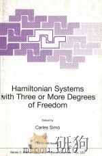 Hamiltonian systems with three or more degrees of freedom volume 533（1995 PDF版）