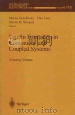 Pattern formation in continuous and coupled systems a survey volume Volume 115   1999  PDF电子版封面  0387988742  Martin Golubitsky ; Dan Luss ; 
