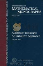 Algebraic topology: an intuitive approach volume 183（1999 PDF版）