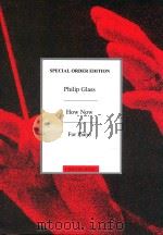 How Now For Piano DU10516   1992  PDF电子版封面    Philip Glass 