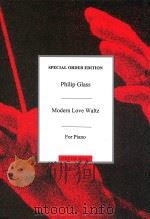 Modern Love Waltz For Piano DU10018   1977  PDF电子版封面     