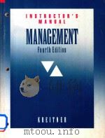 Instructor's Manual Management Fourth Edition（1989 PDF版）