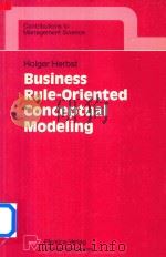 Business Rule-Oriented Conceptual Modeling（1997 PDF版）