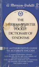 THE MERRIAM-WEBSTER POCKET DICTIONARY OF SYNONYMS（1972 PDF版）