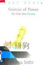 Sources of Power How People Make Decisions   1998  PDF电子版封面  0262112272  Gary Klein 