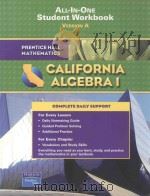 CALIFORNIA ALL-IN-ONE STUDENT WORKBOOK VERSION A     PDF电子版封面  0133501159   