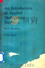 An Introduction to Applied Multivariate Statistics   1983  PDF电子版封面     