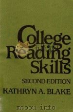COLLEGE READING SKILLS 2ND EDITION（1989 PDF版）