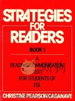 STRATEGIES FOR READERS BOOK 1 A READING COMMUNICATION TEXT FOR SUTDENTS OF ESL   1986  PDF电子版封面  0138507287   