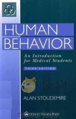 HUMAN BEHAVIOR AN INTRODUCTION FOR MEDICAL STUDENTS 3RD EDITION（1998 PDF版）