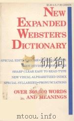 NEW EXPANDED WEBSTER'S DICTIONARY   1988  PDF电子版封面  093826179X  R.F.PATTERSON 