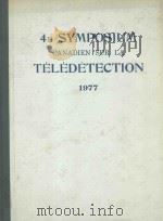 SYMPOSIUM CANADIEN SUR LA TELEDETECTION   1977  PDF电子版封面     
