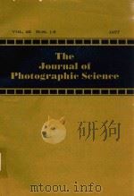 THE JLURNAL OF PHOTOGRAPHIC SCIENCE VOLUME 25   1977  PDF电子版封面     