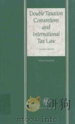 DOUBLE TAXATION CONVENTIONS AND INTERNATIONAL TAX LAW（1994 PDF版）