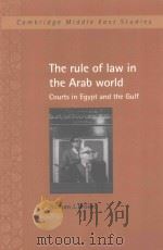 The rule of law in the Arab world   1997  PDF电子版封面  0521030684  Nathan J.Brown 