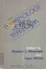 CRIMINNOLOGY REVIEW YEARBOOK   1979  PDF电子版封面  0803910622   