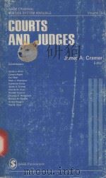 COURTS AND JUDGES JUDGES   1981  PDF电子版封面    JAMES A.CRAMER 