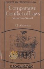 COMPARATIVE CONFLICT OF LAWS   1977  PDF电子版封面  072040486X  R.H.GRAVESON 