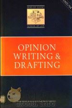 OPINION WRITING AND DRAFTING   1989  PDF电子版封面  185431274X  COURT SCHPPL 