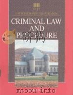 CRIMINAL LAW AND PROCEDURE   1992  PDF电子版封面  0827345593  DANIEL HALL 