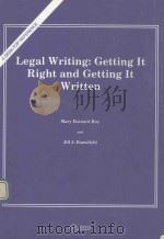 LEGAL WRITING:GETTING IT RIGHT AND GETTING IT WRITTEN（1987 PDF版）
