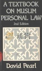 A TEXTBOOK ON MUSLIM PERSONAL LAW（1987 PDF版）