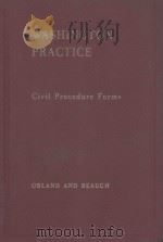 WASHINGTON PRACTICE CIVIL PROCEDURE FORME WITH PRACTICE COMMENTS VOLUME 10   1971  PDF电子版封面    LEWIS H.ORLAND AND DAN REAUGH 