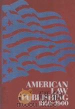 AMERICAN PUBLISHING 1860-1900 HISTORICAL READINGS 1   1984  PDF电子版封面  0878020586   