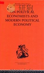 On Political Economists and Modern Political Economy Selected Essays of G C Harcourt（1992 PDF版）