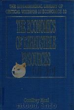 The Economics of Exhaustible Resources（1993 PDF版）