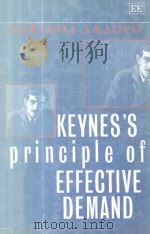 Keynes's Principle of Effective Demand   1989  PDF电子版封面  1852781483  Edward J.Amadeo 