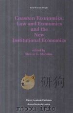 Coasean Economics Law and Economics and the New Institutional Economics（1998 PDF版）