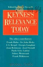 Keynes's Relevance Today（1983 PDF版）