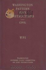 WASHINGTON PATTERN JURY INSTRUCTIONS CIVIL   1980  PDF电子版封面    HON.STANLEY C.SODERLAND 