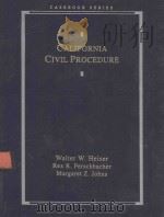 CALIFORNIA CIVIL PROCEDURE   1996  PDF电子版封面  0820524875  WALTER W.HEISER  REX R.PERSCHB 