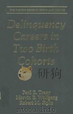 DELINQUENCY CAREERS IN TWO BIRTH COHORTS（1990 PDF版）