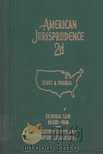 AMERICAN JURISPRUDENCE VOLUME 21A   1981  PDF电子版封面    STATE AND FEDERAL 
