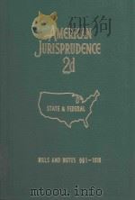 AMERICAN JURISPRUDENCE VOLUME 11   1963  PDF电子版封面    STATE AND FEDERAL 
