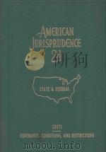AMERICAN JURISPRUDENCE VOLUME 20   1965  PDF电子版封面    STATE AND FEDERAL 