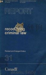 REPORT RECODIFYING CRIMINAL LAW   1987  PDF电子版封面    REVISED AND ENLARGED 