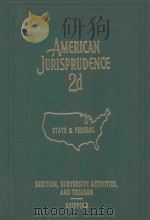 AMERICAN JURISPRUDECE VOLUME 70   1987  PDF电子版封面    STATE AND FEDERAL 