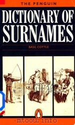 The Penguin Dictionary Of Surnames           Second Edition（1978 PDF版）